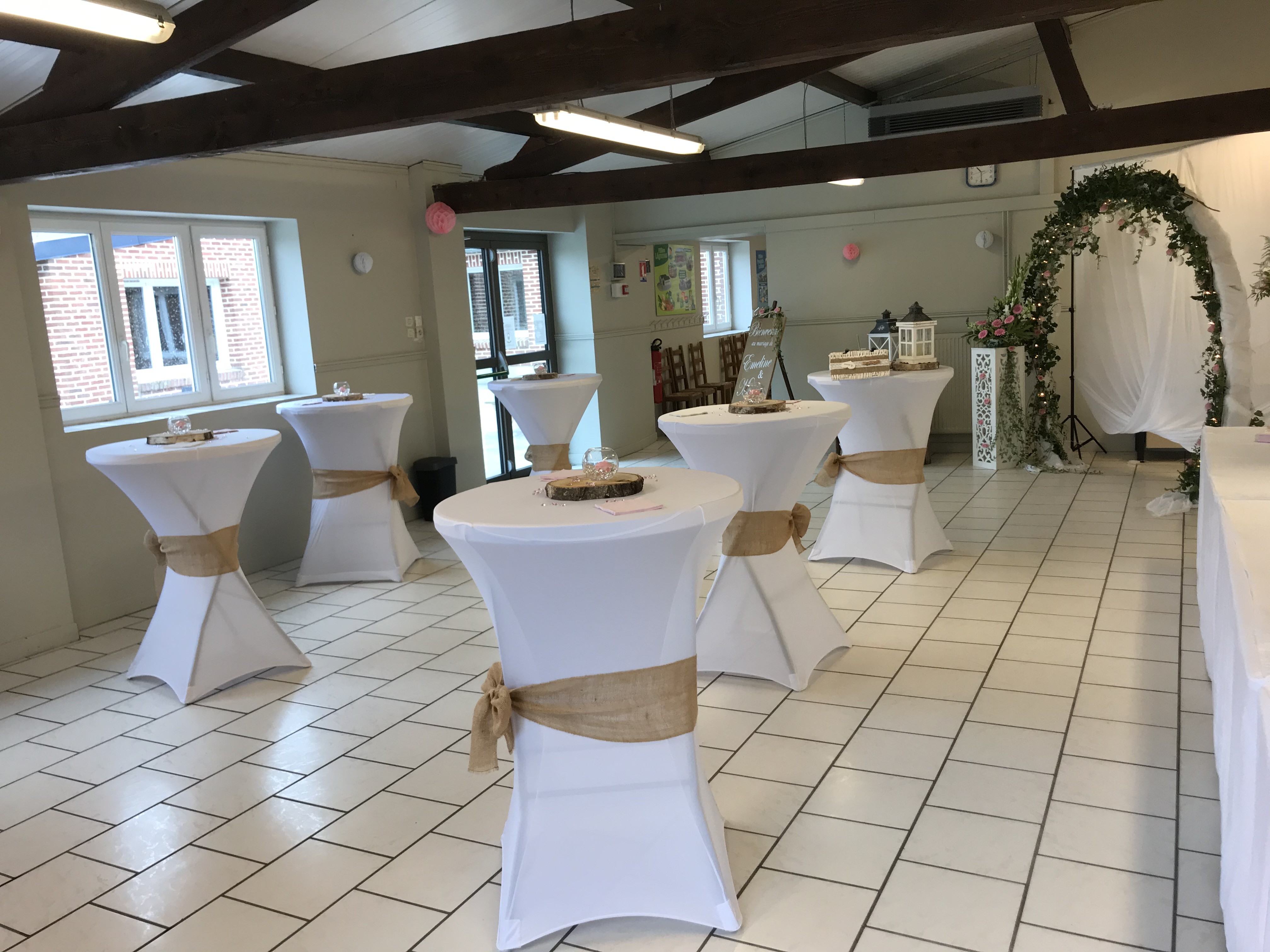 salle vin d'honneur mariage gîte les 3 tilleuls