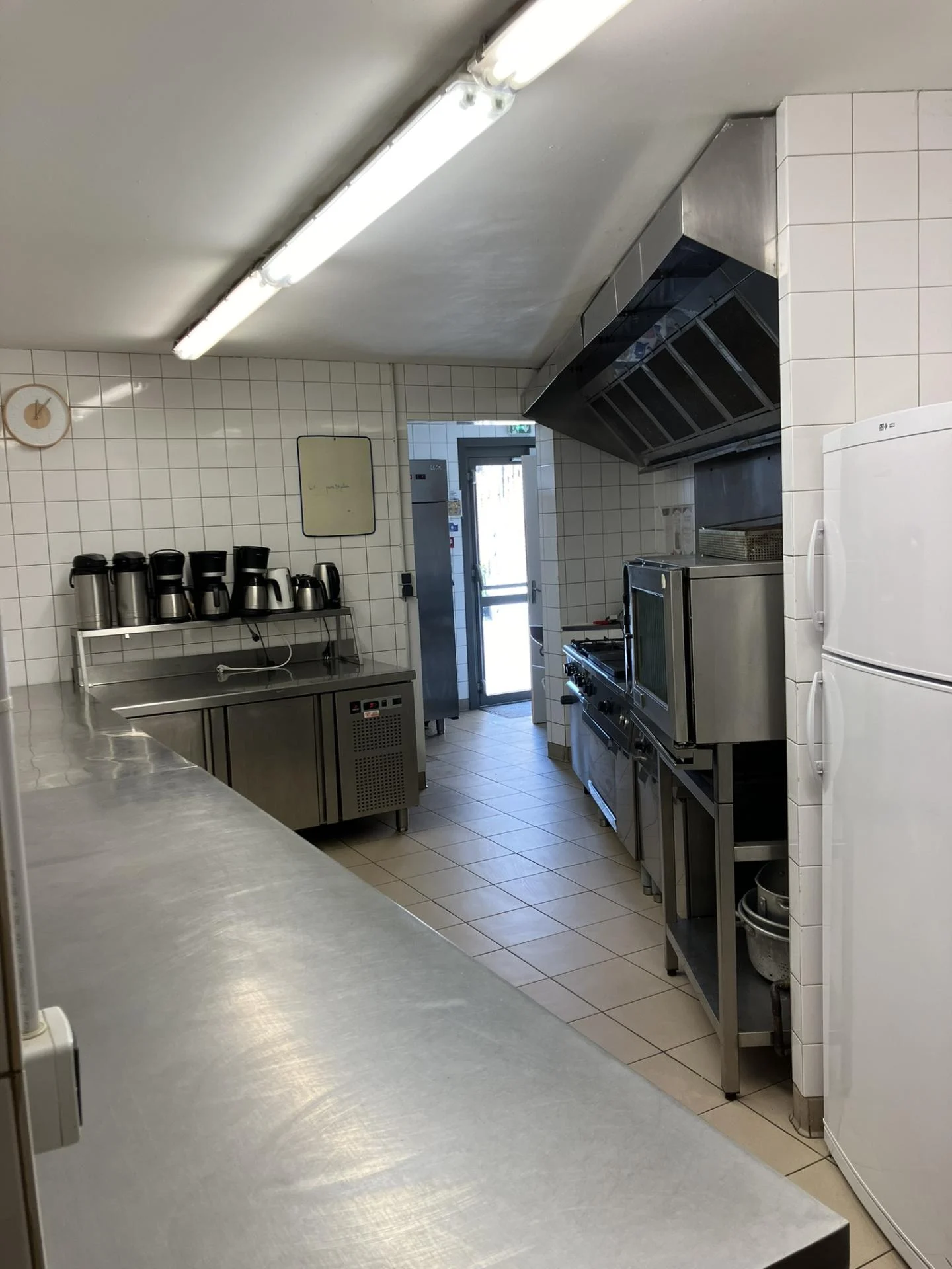 Cuisine professionnelle, libre de traiteur