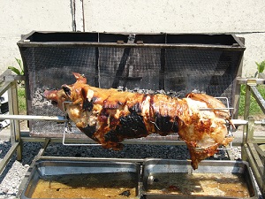 Cochon grillé.