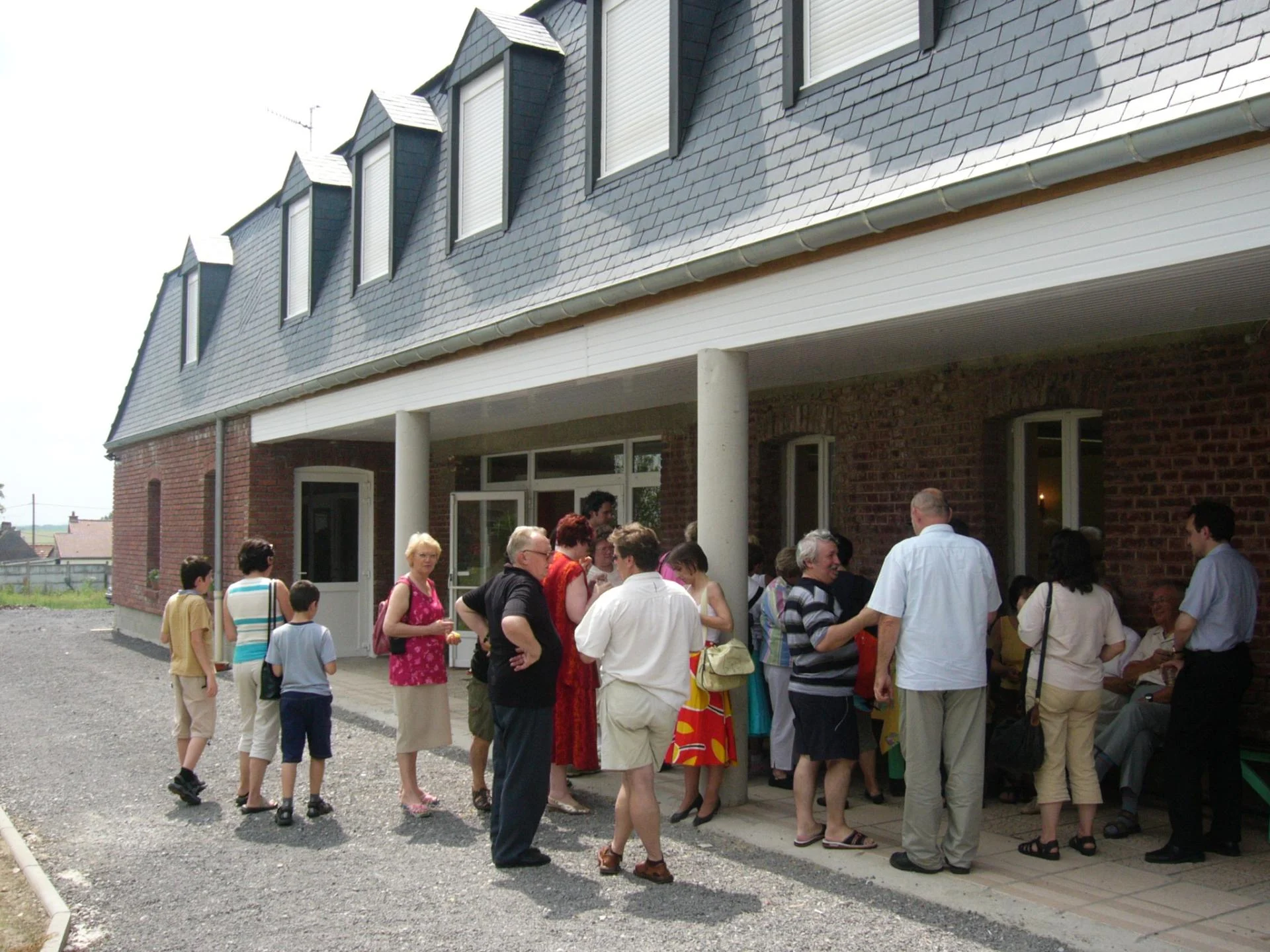 Cousinade Terrasse gîte Le Chouet