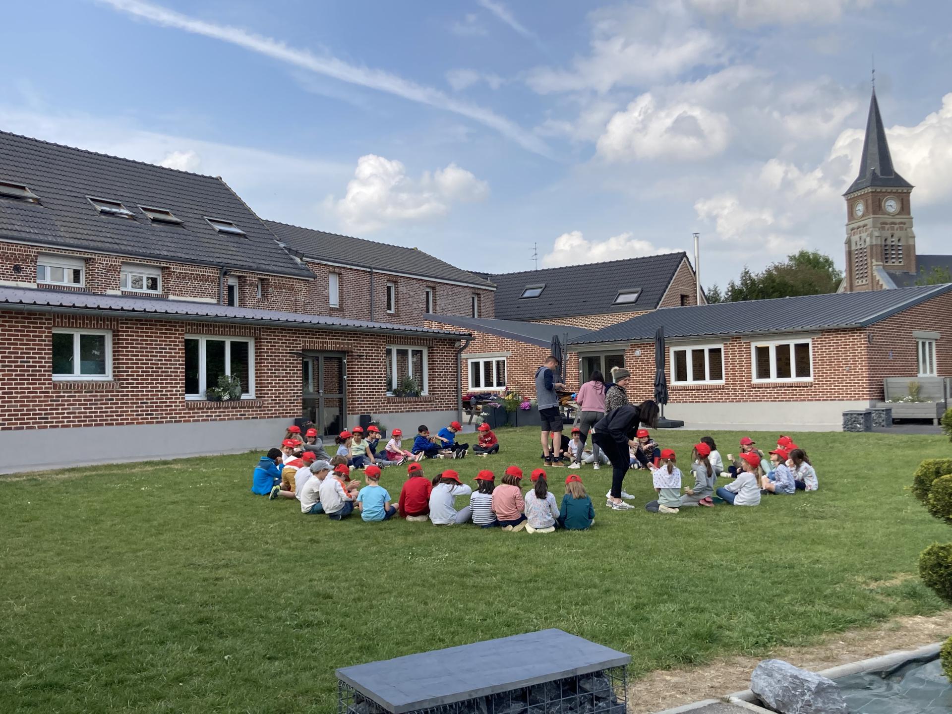 Pelouse idéale pour les rondes