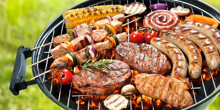 Mixed grill au barbecue