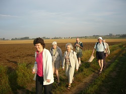 Randonnée dans la campagne.